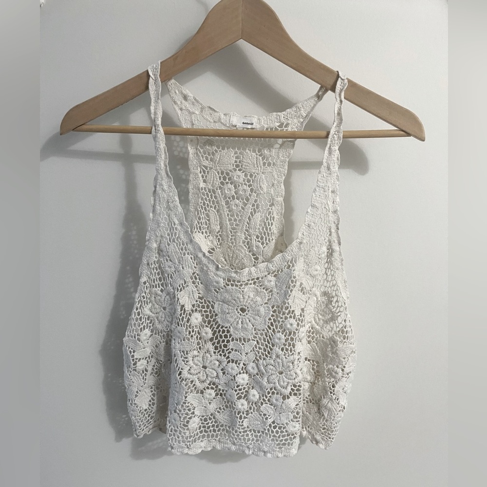 Garage Women’s Crochet Festival Top